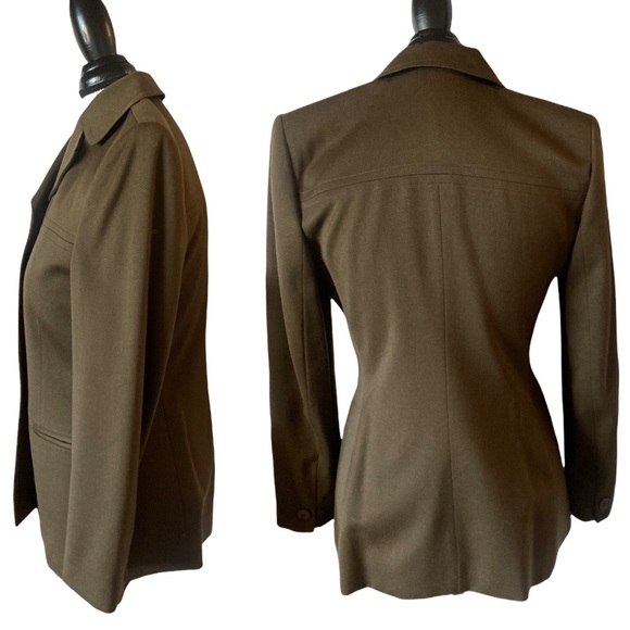 Jones New York Petite Vintage 1990-2000 Wool Skirt Suit size 6P - Picture 3 of 16